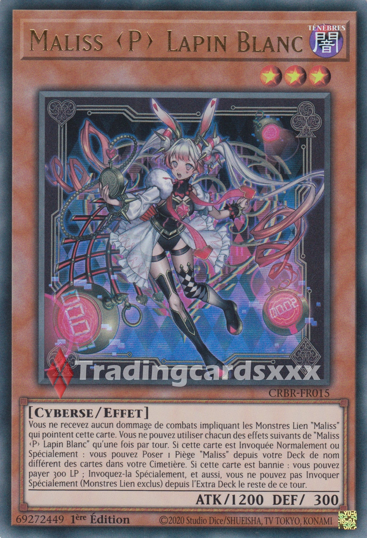 Yu-Gi-Oh! Maliss P Lapin Blanc : UR CRBR-FR015