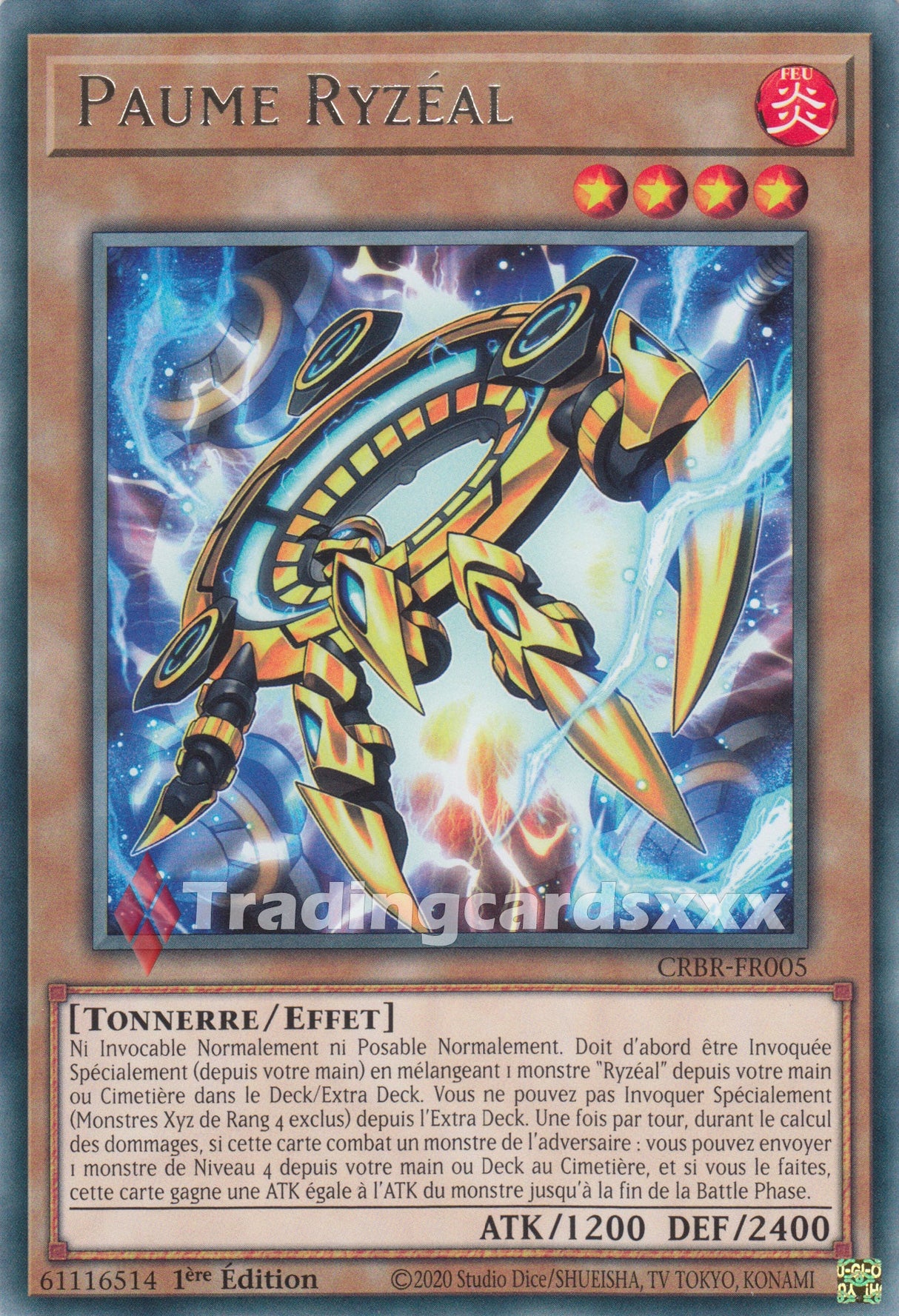 Yu-Gi-Oh! Paume Ryzéal : R CRBR-FR005