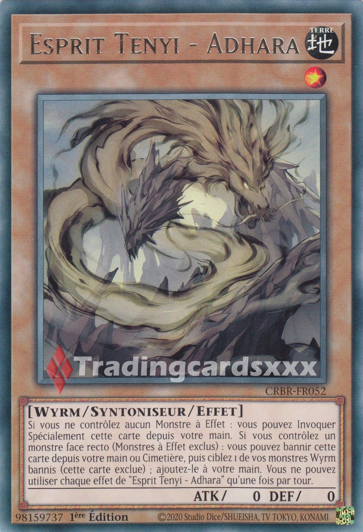 Yu-Gi-Oh! Esprit Tenyi - Adhara : R CRBR-FR052