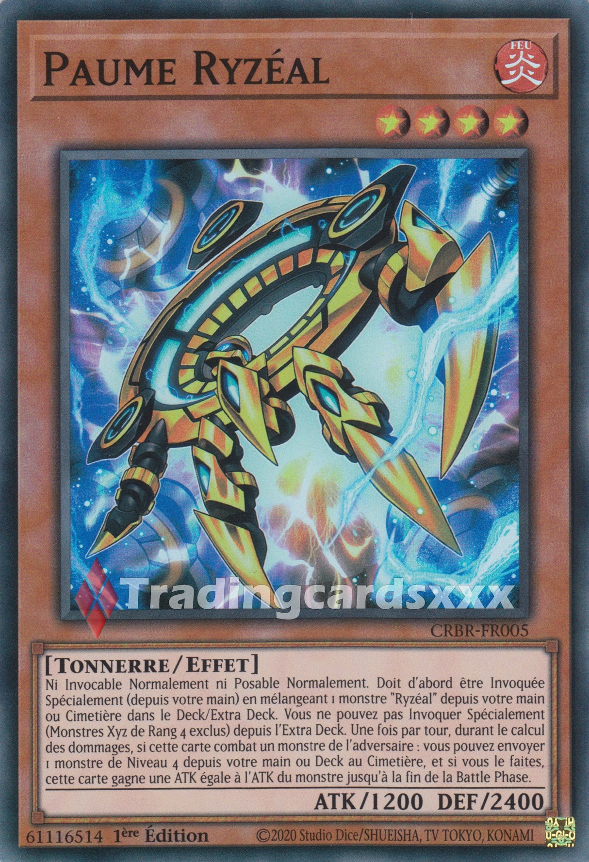 Yu-Gi-Oh! Paume Ryzéal : SR CRBR-FR005