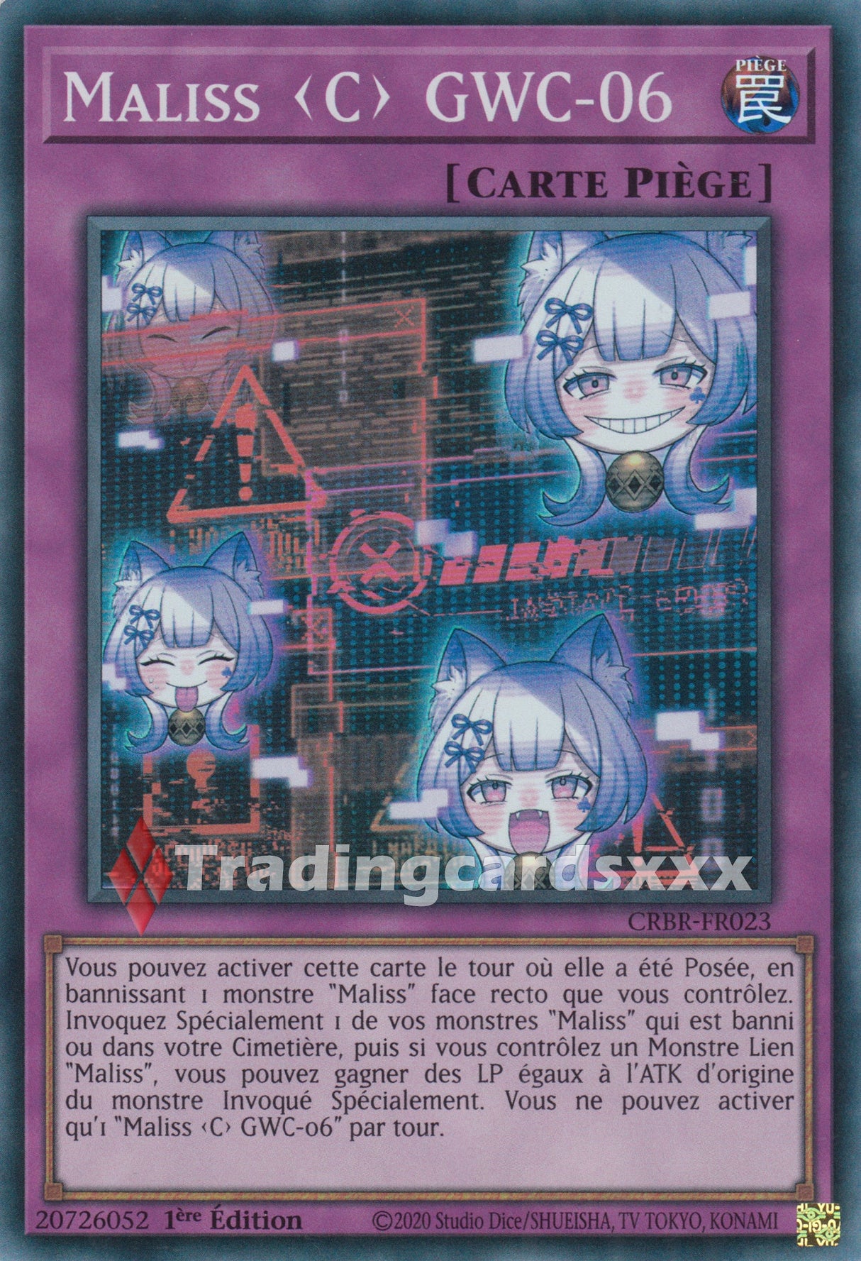 Yu-Gi-Oh! Maliss C GWC-06 : SR CRBR-FR023