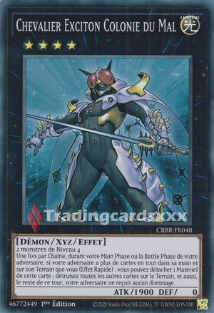 Yu-Gi-Oh! Chevalier Exciton Colonie du Mal : SR CRBR-FR048