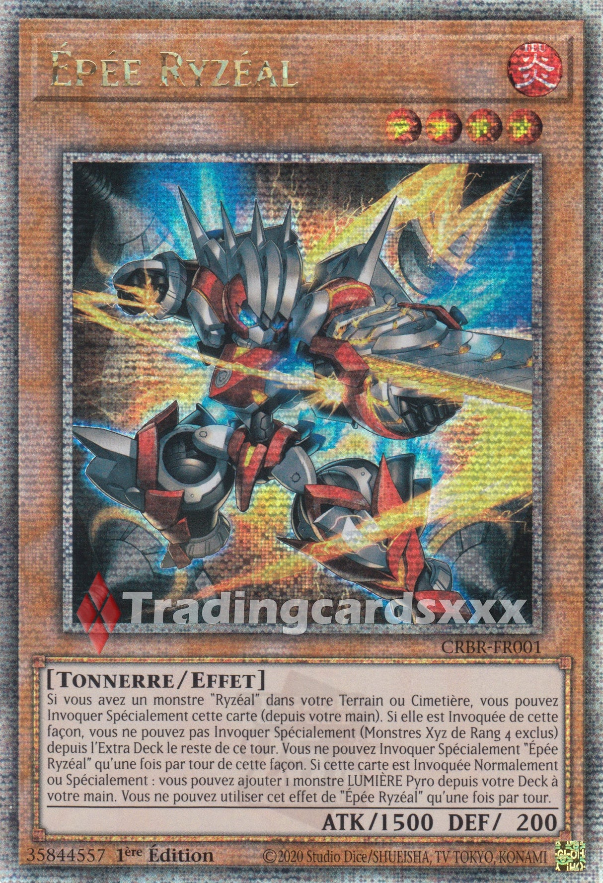 Yu-Gi-Oh! Épée Ryzéal : QCSE CRBR-FR001