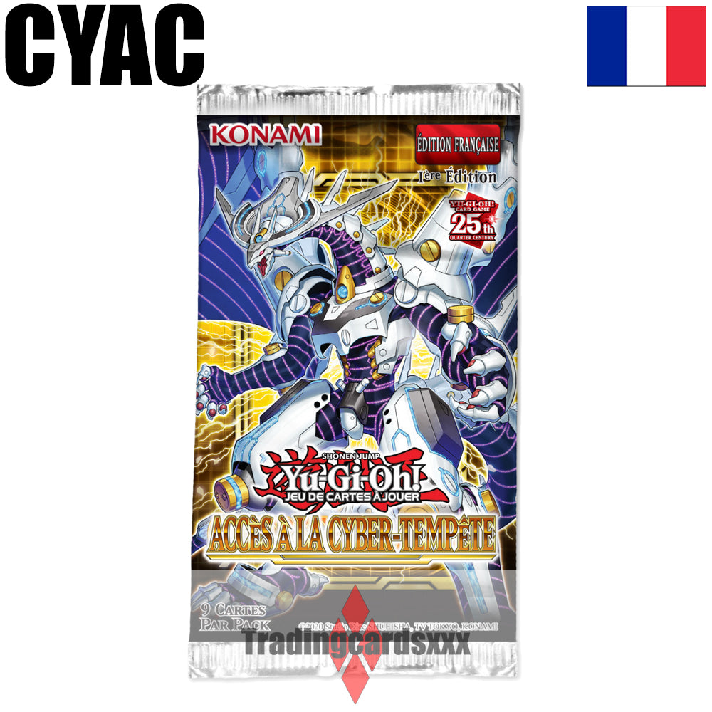 Yu-Gi-Oh! Booster de 9 cartes : Accès à la Cyber-Tempête