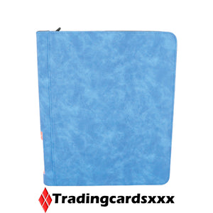 Phoenix Shield - Classeur 9-Pockets Elite Zipper Album 360 Toploader : Bleu