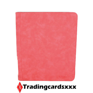 Phoenix Shield - Classeur 9-Pockets Elite Zipper Album 360 Toploader : Rouge