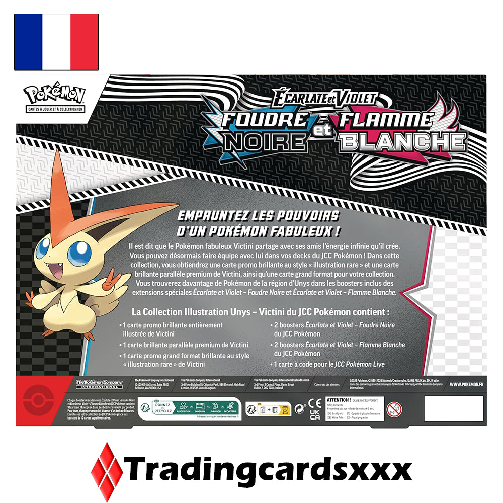 Pokémon - Coffret Collection Illustration EV10.5 Foudre Noire et Flamme Blanche : Victini