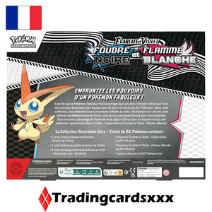 Pokémon - Coffret Collection Illustration EV10.5 Foudre Noire et Flamme Blanche : Victini
