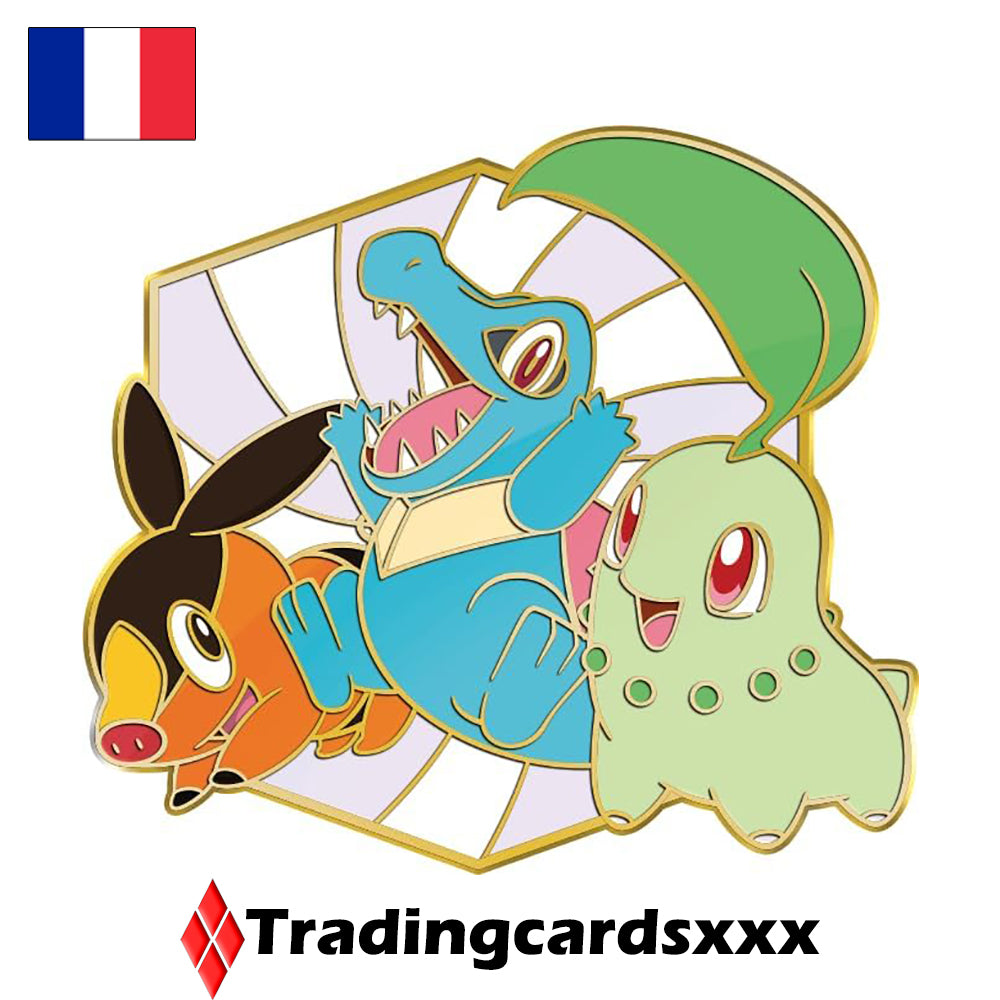 Pokémon - Collection avec Pin's Deluxe ME02.5 Héros Transcendants : Premiers Partenaires