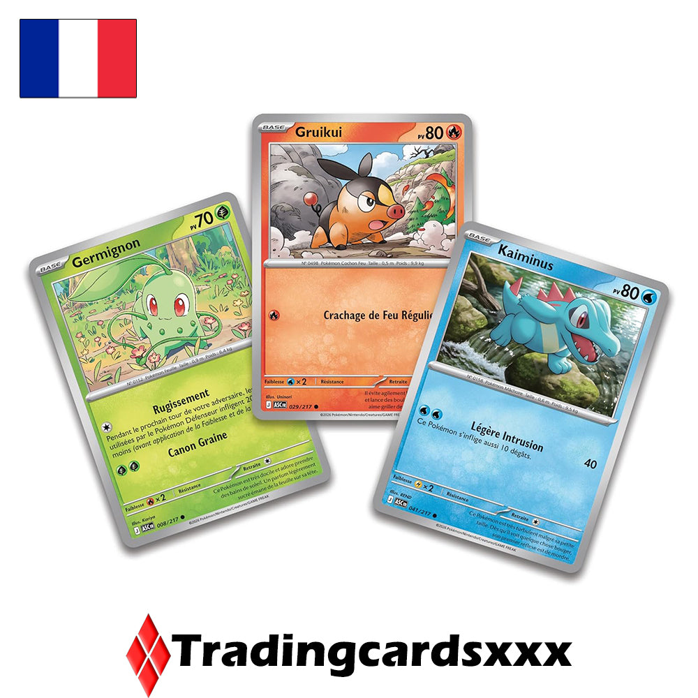 Pokémon - Collection avec Pin's Deluxe ME02.5 Héros Transcendants : Premiers Partenaires