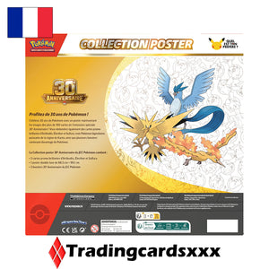 Pokémon - Collection Poster 30e Anniversaire ME05.5 : Artikodin, Electhor et Sulfura