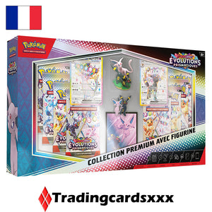 Pokémon - Coffret Collection Premium avec Figurine EV08.5 Évolutions Prismatiques : Mentali & Noctali
