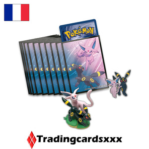 Pokémon - Coffret Collection Premium avec Figurine EV08.5 Évolutions Prismatiques : Mentali & Noctali