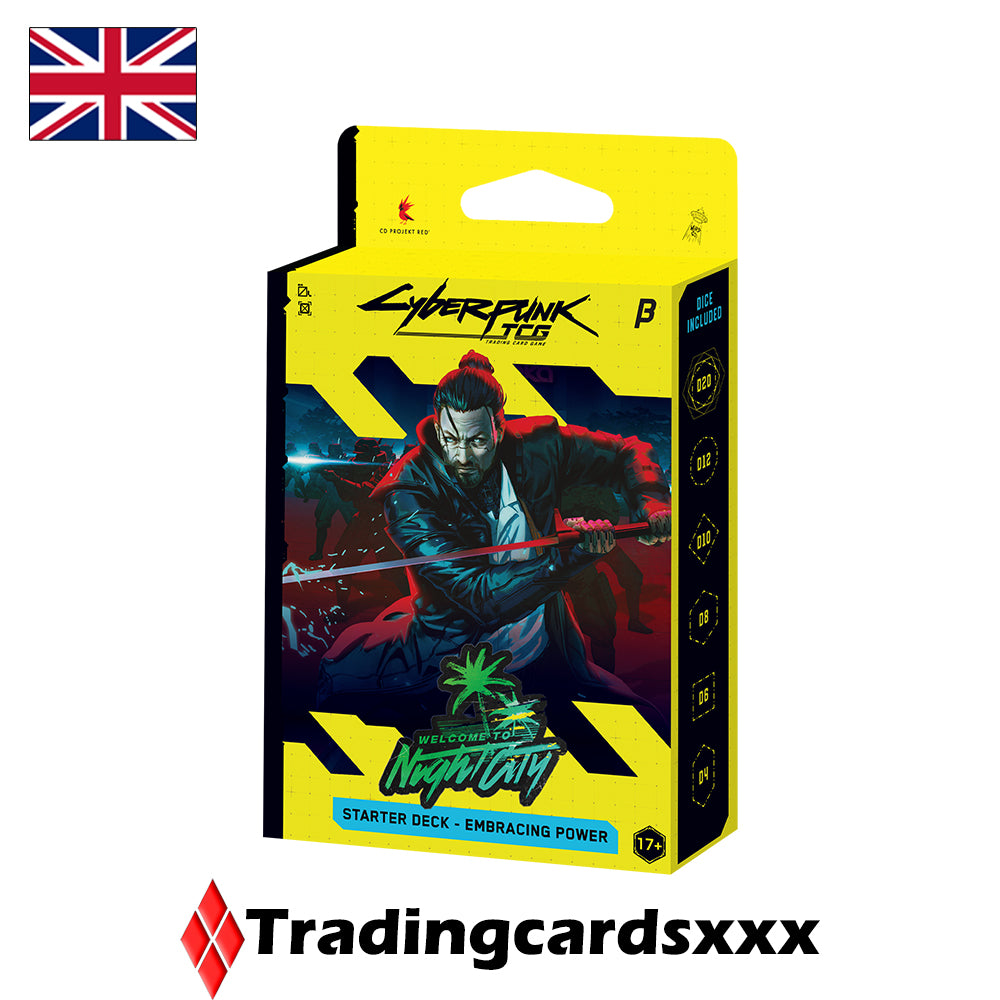 Cyberpunk TCG - Starter Deck Beta Welcome to Night City : Embracing Power - VERSION ANGLAISE