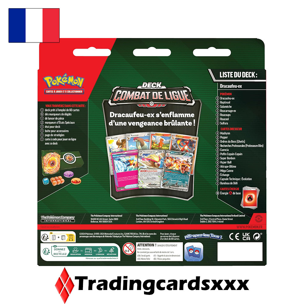 Pokémon - Deck Combat de Ligue Novembre 2024 : Dracaufeu ex