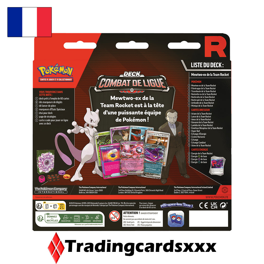 Pokémon - Deck Combat de Ligue Décembre 2025 : Mewtwo ex de la Team Rocket