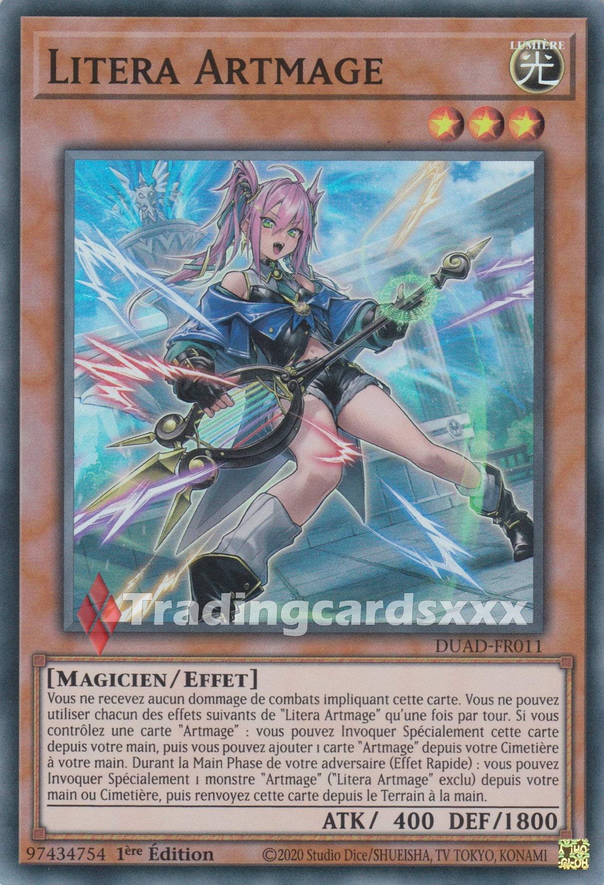 Yu-Gi-Oh! Litera Artmage : SR DUAD-FR011