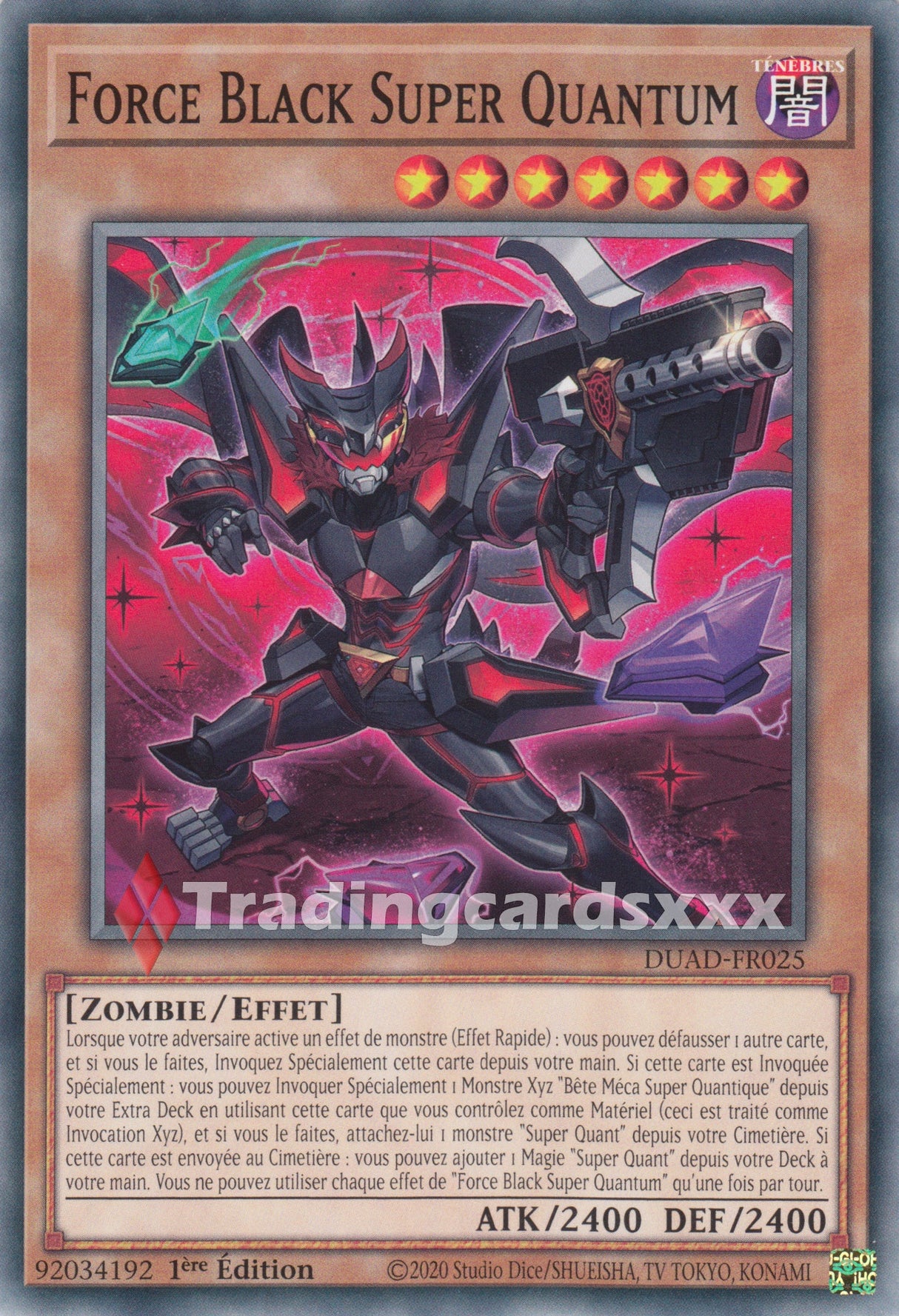 Yu-Gi-Oh! Force Black Super Quantum : C DUAD-FR025