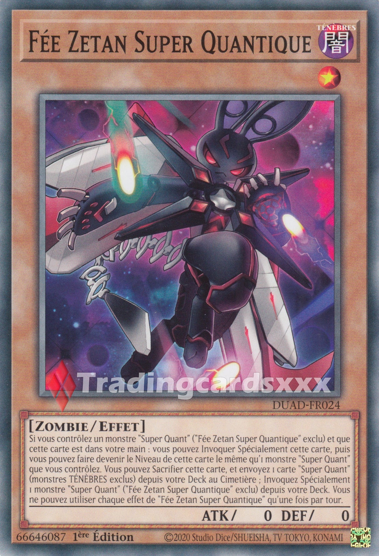 Yu-Gi-Oh! Fée Zetan Super Quantique : C DUAD-FR024