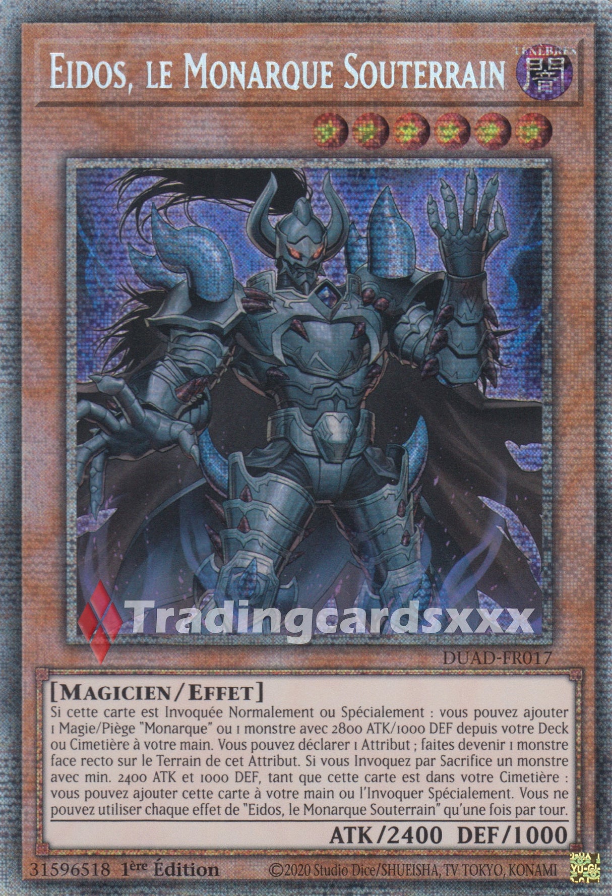 Yu-Gi-Oh! Eidos, le Monarque Souterrain : STAR DUAD-FR017