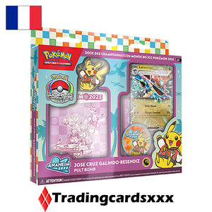 Pokémon - Lot de 4 Decks des Championnats du Monde : Anaheim 2025