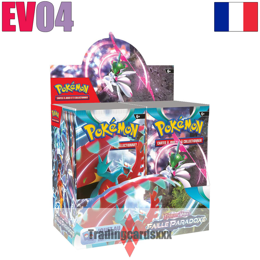 Pokémon - Carton de 6 displays / Boite de 36 boosters EV04 : Faille Paradoxe