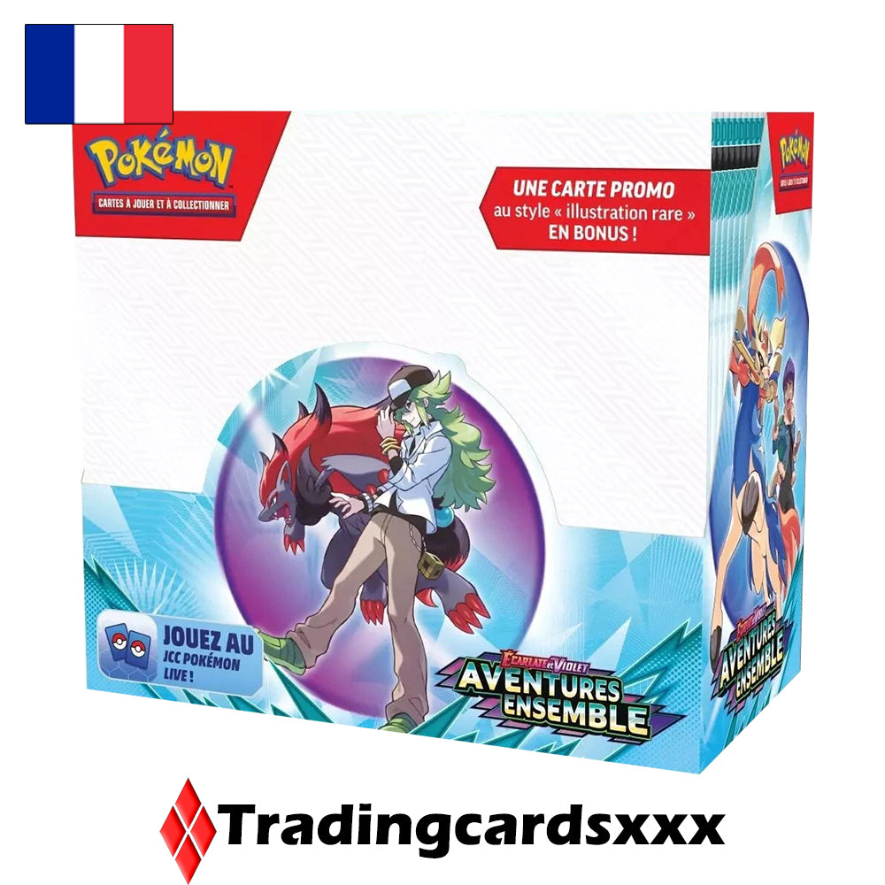 Pokémon - Display de 36 boosters EV09 - avec carte PROMO : Aventures Ensemble