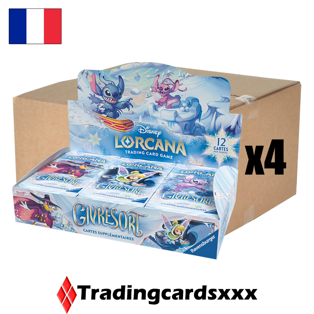 Disney Lorcana TCG - Carton de 4 displays Chapitre 11 : Givresort