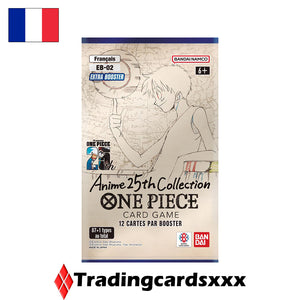 One Piece - Display / Boite de 24 Extra boosters EB-02 : Anime 25th Collection