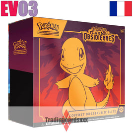 Pokémon - Coffret Dresseur d'Élite EV03 Flammes Obsidiennes : Salamèche