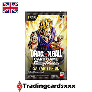 Dragon Ball Super Fusion World - Display de 24 boosters FB08 : Saiyan's Pride - VERSION ANGLAISE