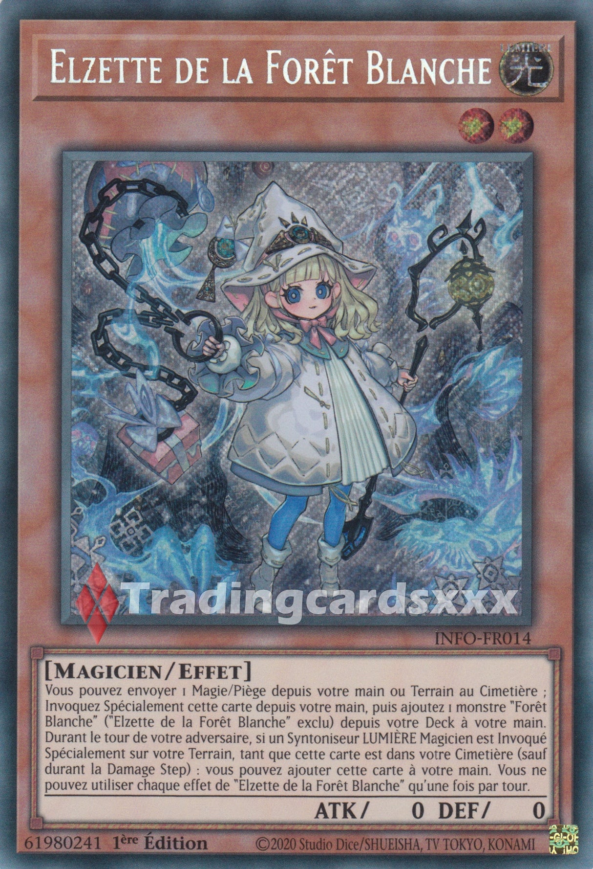 Yu-Gi-Oh! Elzette de la Forêt Blanche : SE INFO-FR014