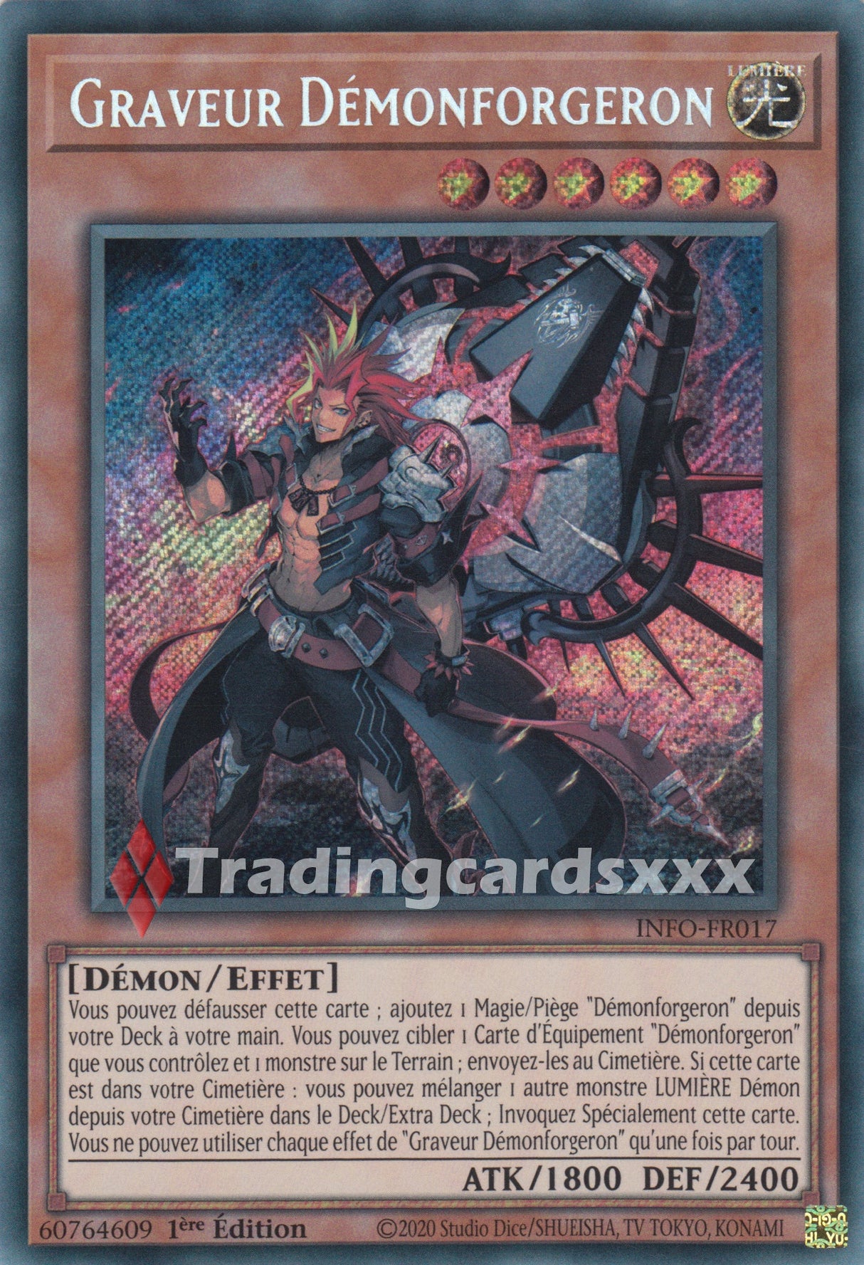 Yu-Gi-Oh! Graveur Démonforgeron : SE INFO-FR017