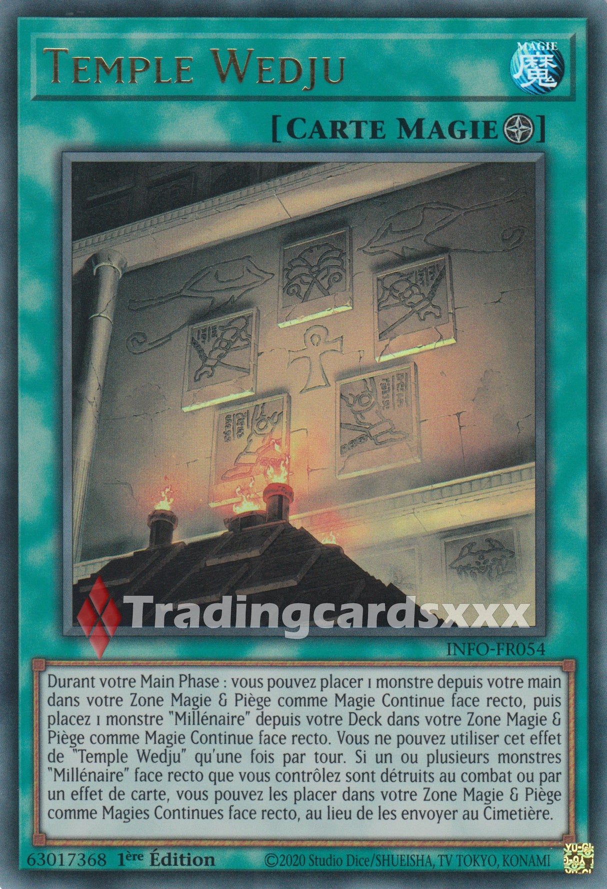 Yu-Gi-Oh! Temple Wedju : UR INFO-FR054