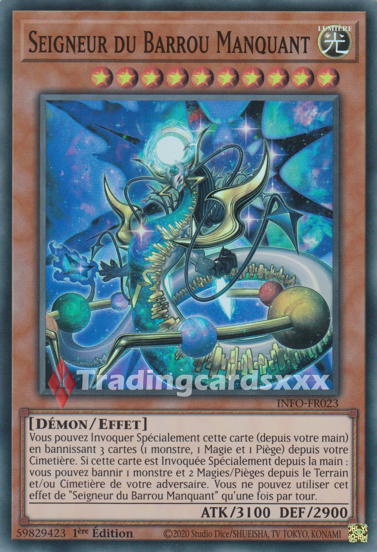 Yu-Gi-Oh! Seigneur du Barrou Manquant : SR INFO-FR023