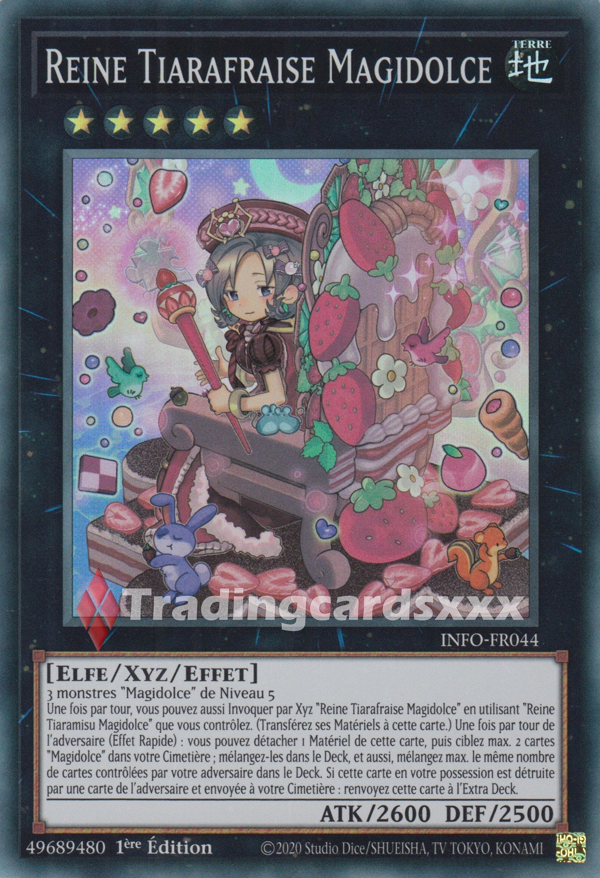 Yu-Gi-Oh! Reine Tiarafraise Magidolce : SR INFO-FR044