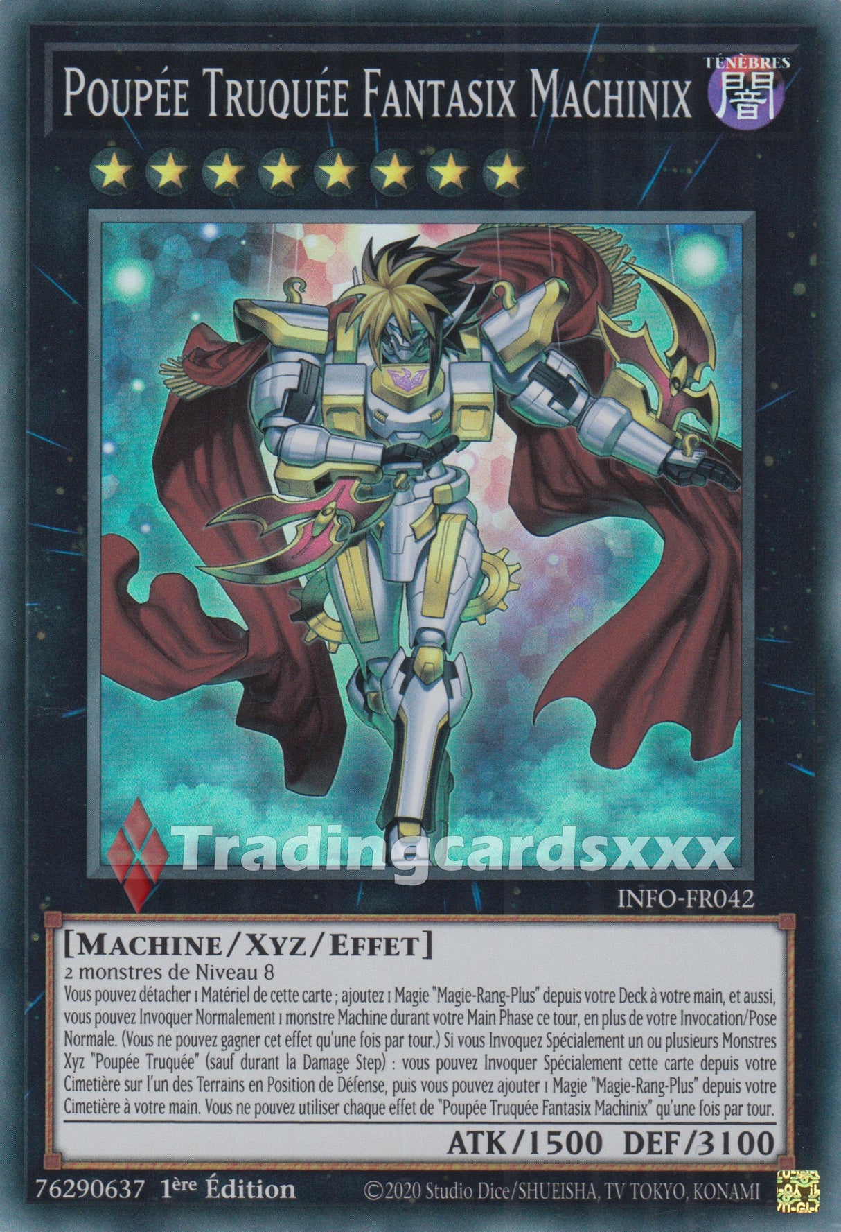 Yu-Gi-Oh! Poupée Truquée Fantasix Machinix : SR INFO-FR042