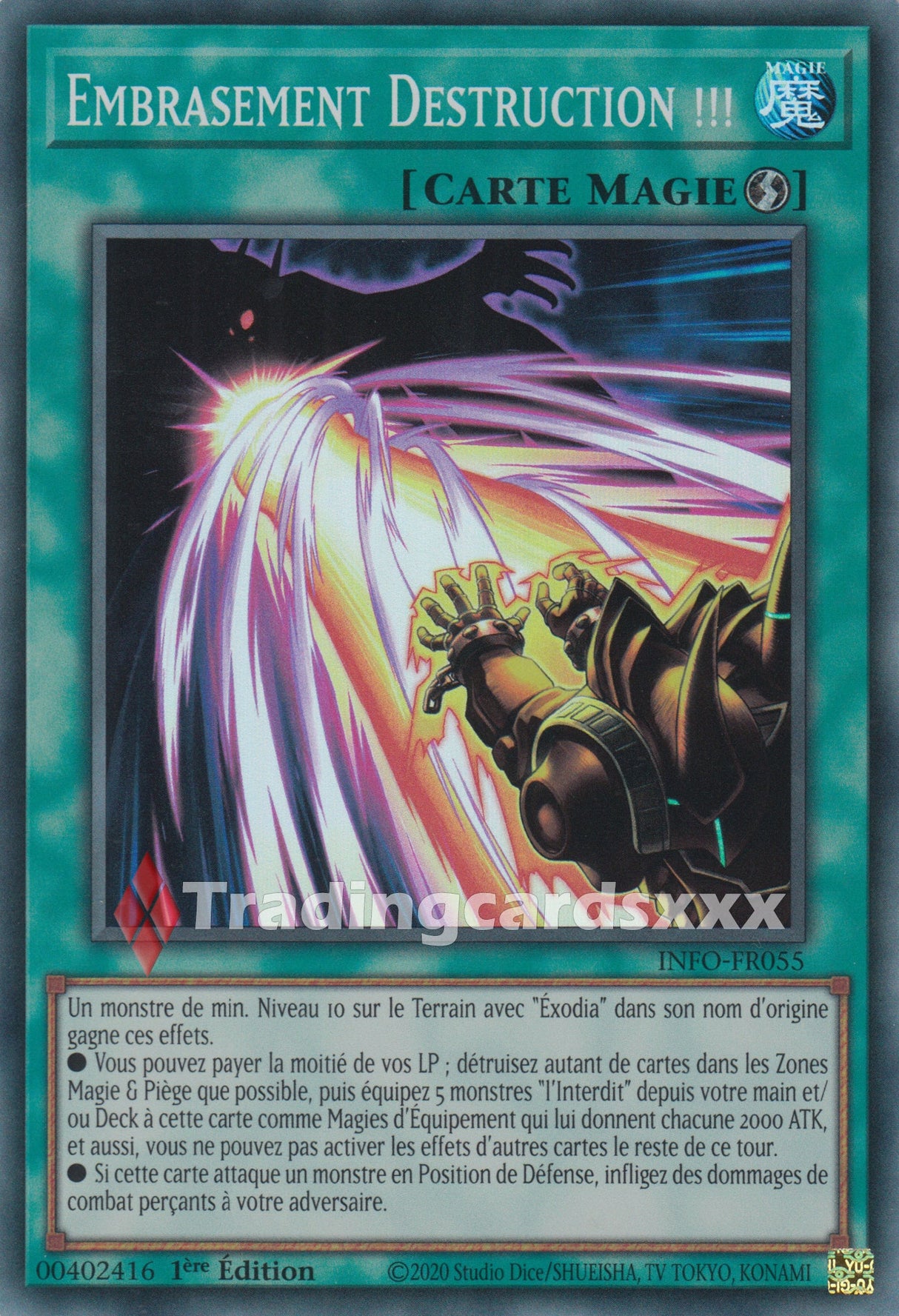 Yu-Gi-Oh! Embrasement Destruction !!! : SR INFO-FR055