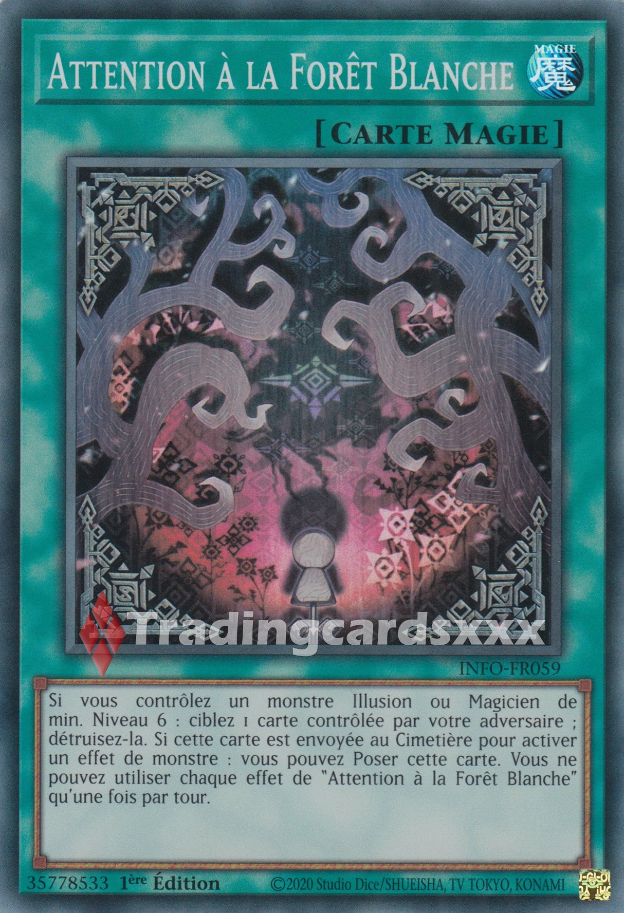 Yu-Gi-Oh! Attention à la Forêt Blanche : SR INFO-FR059