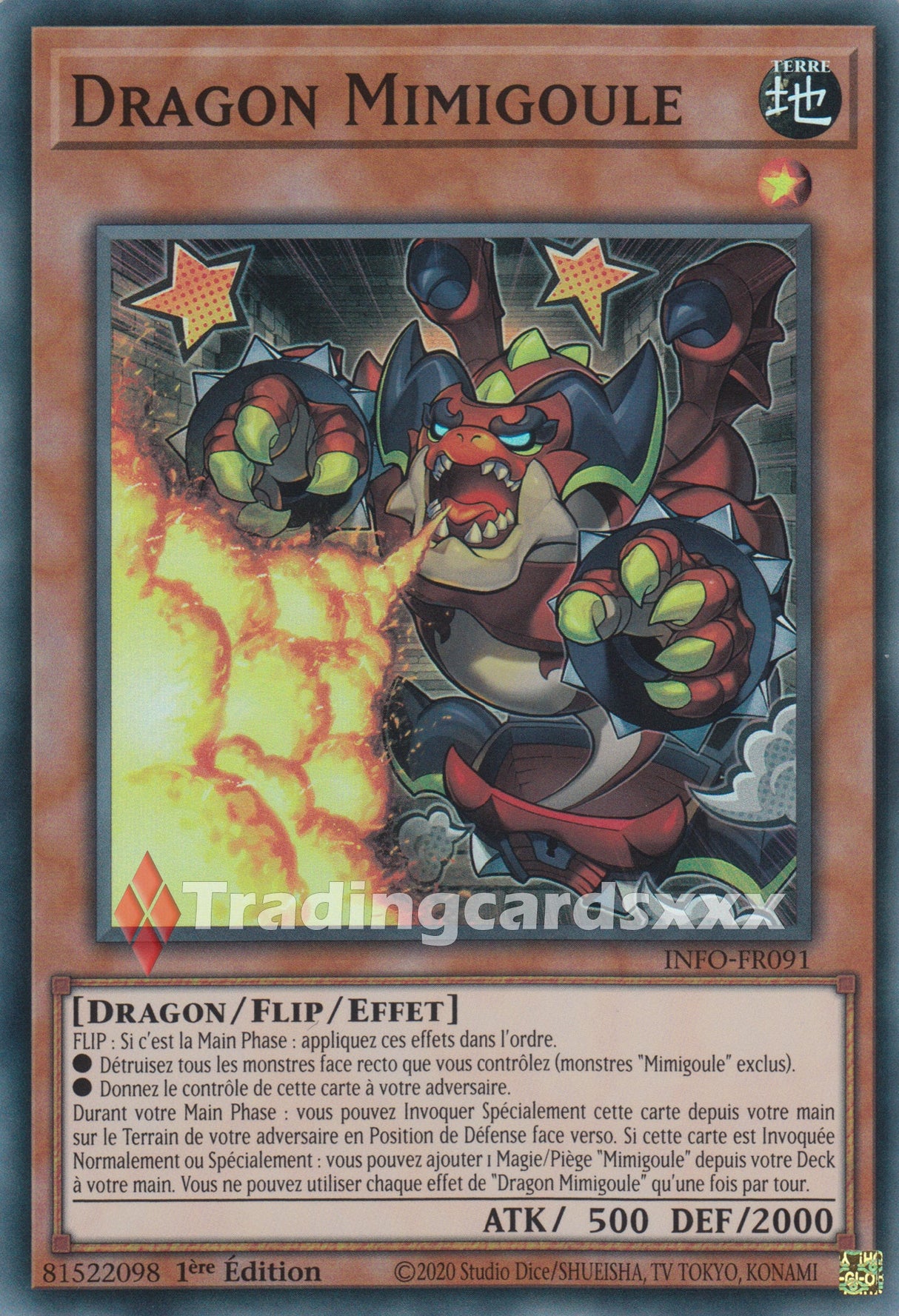 Yu-Gi-Oh! Dragon Mimigoule : SR INFO-FR091