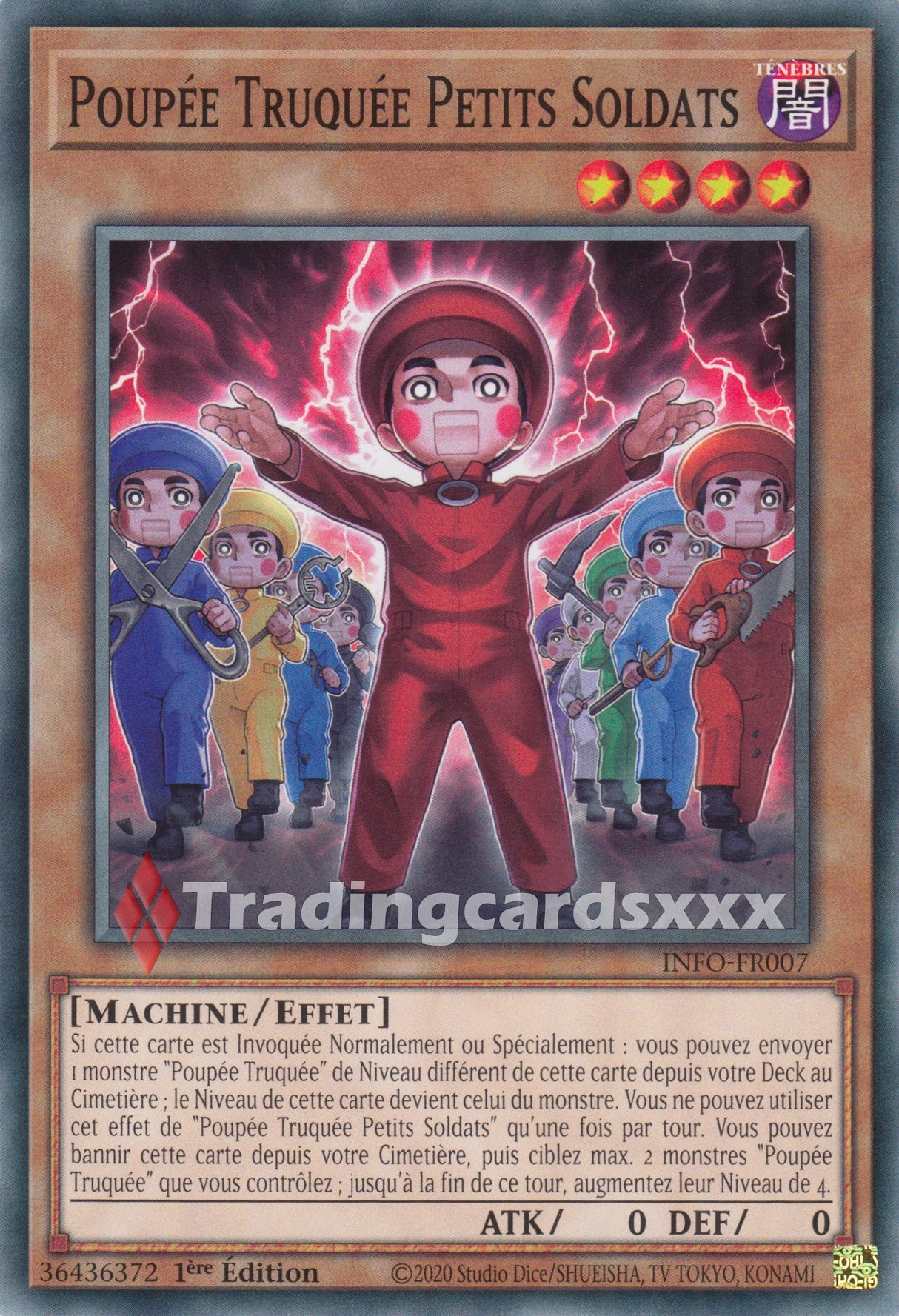 Yu-Gi-Oh! Poupée Truquée Petits Soldats : C INFO-FR007