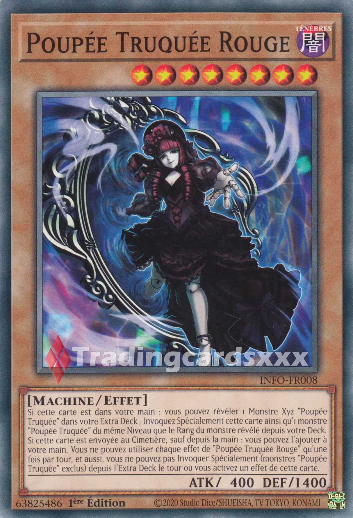 Yu-Gi-Oh! Poupée Truquée Rouge : C INFO-FR008