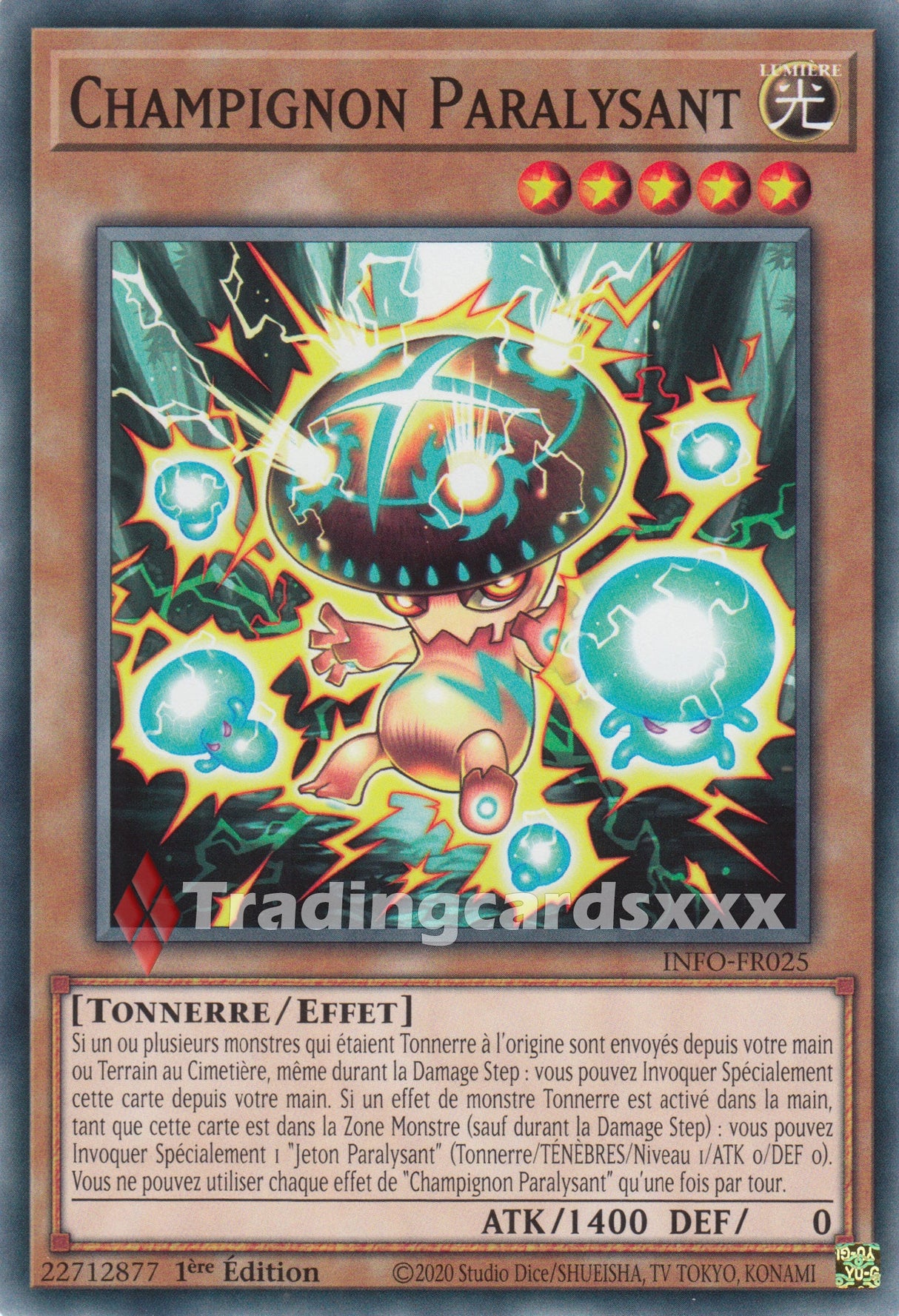 Yu-Gi-Oh! Champignon Paralysant : C INFO-FR025