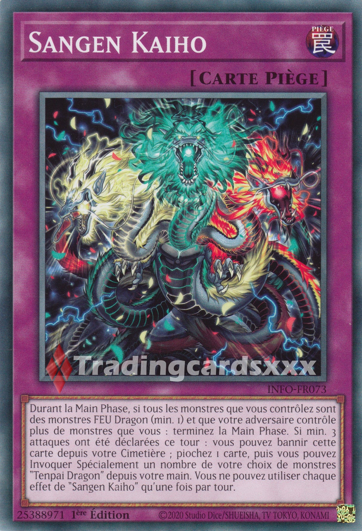 Yu-Gi-Oh! Sangen Kaiho : C INFO-FR073