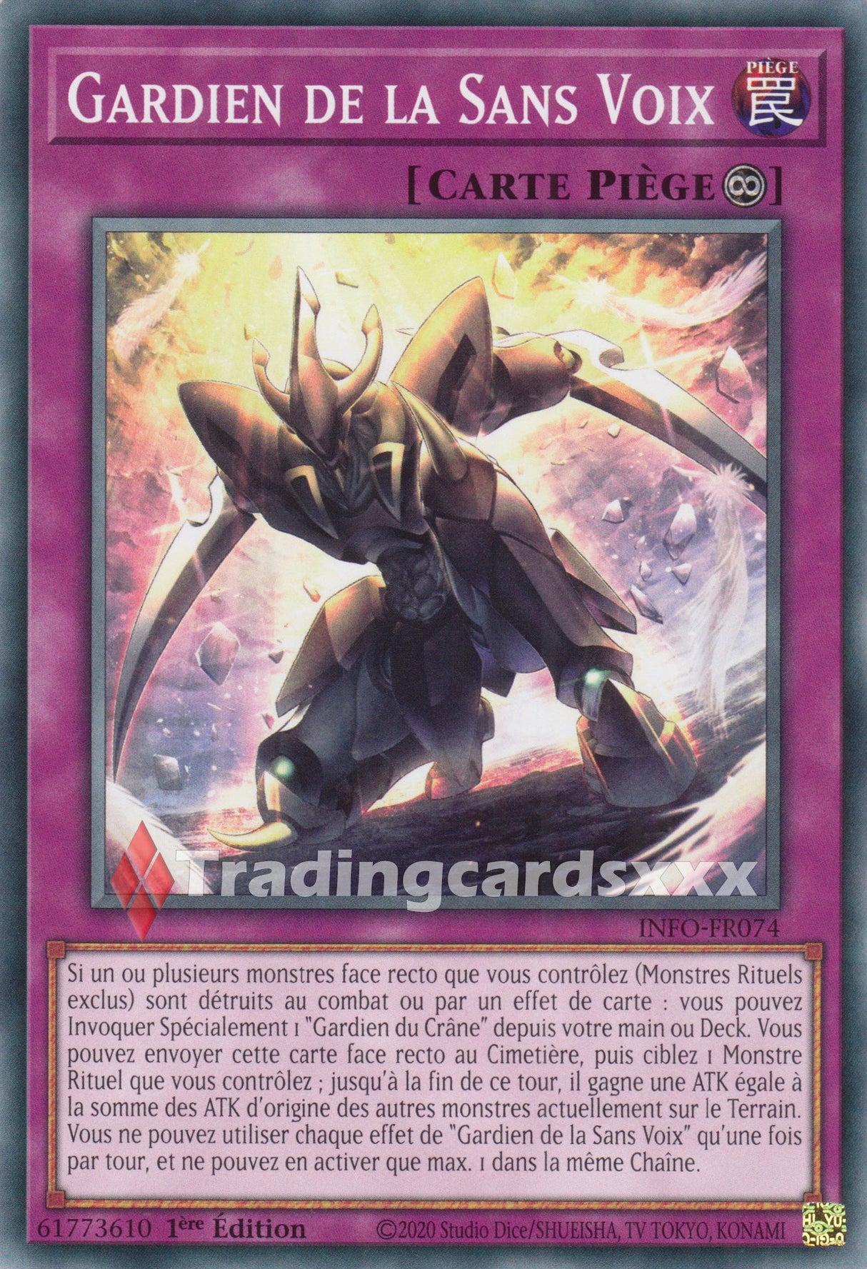 Yu-Gi-Oh! Gardien de la Sans Voix : C INFO-FR074