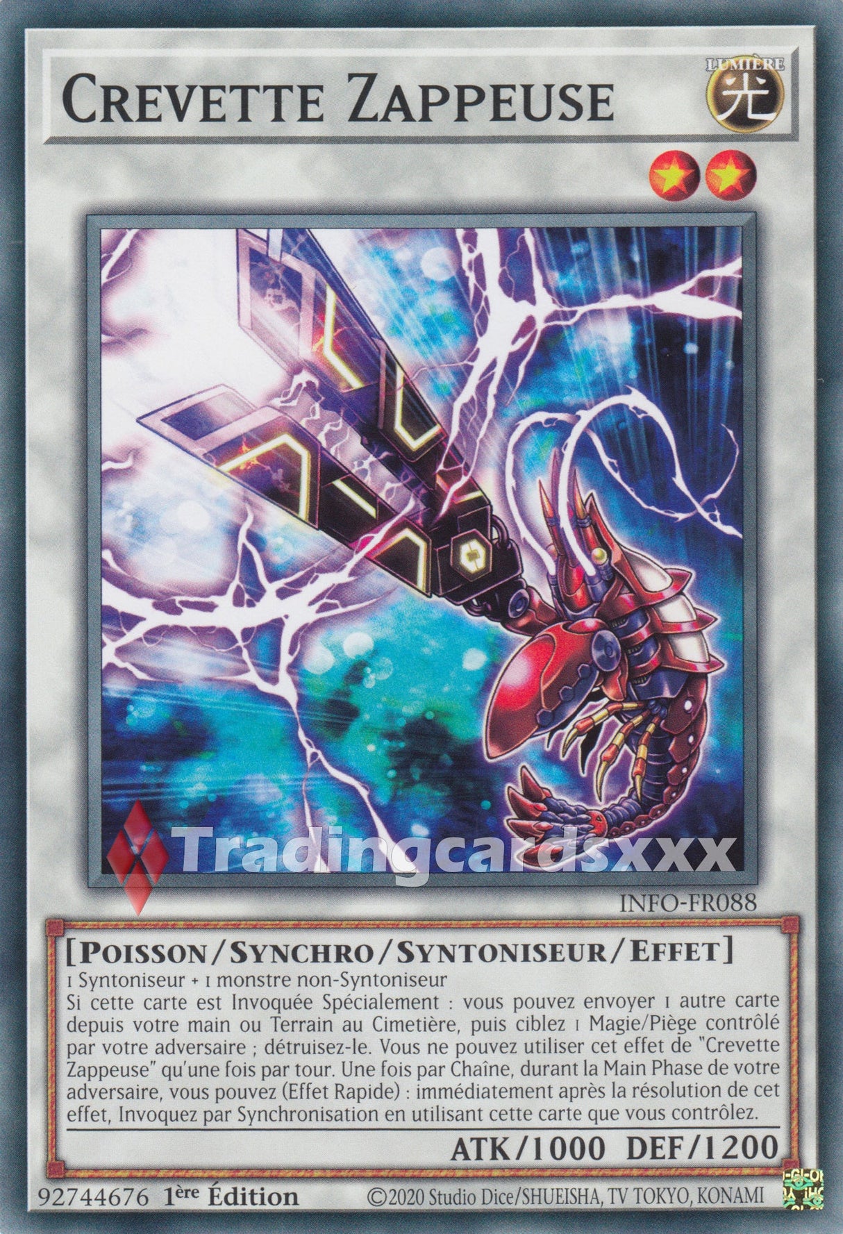 Yu-Gi-Oh! Crevette Zappeuse : C INFO-FR088