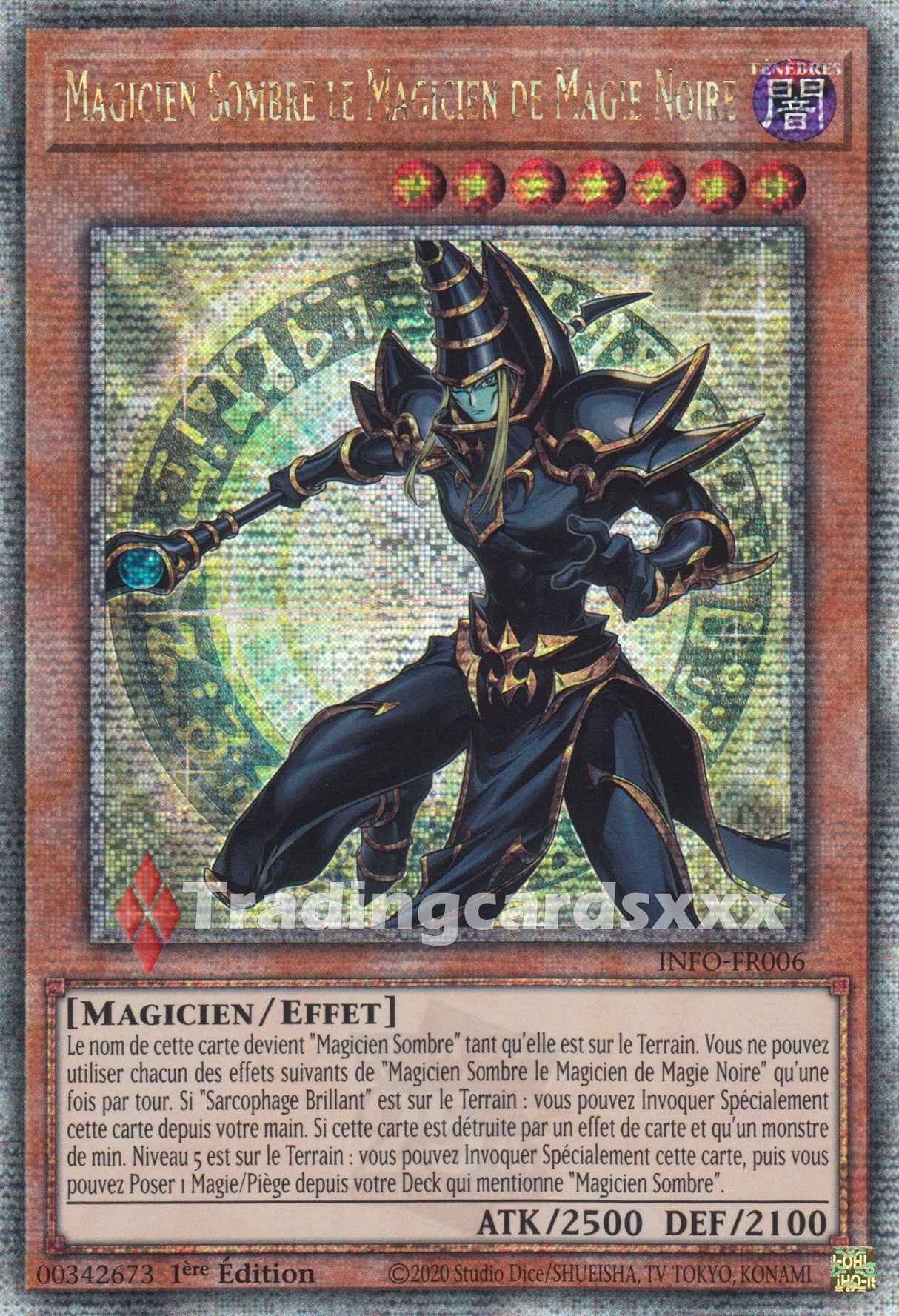 Yu-Gi-Oh! Magicien Sombre le Magicien de Magie Noire : QCSE INFO-FR006