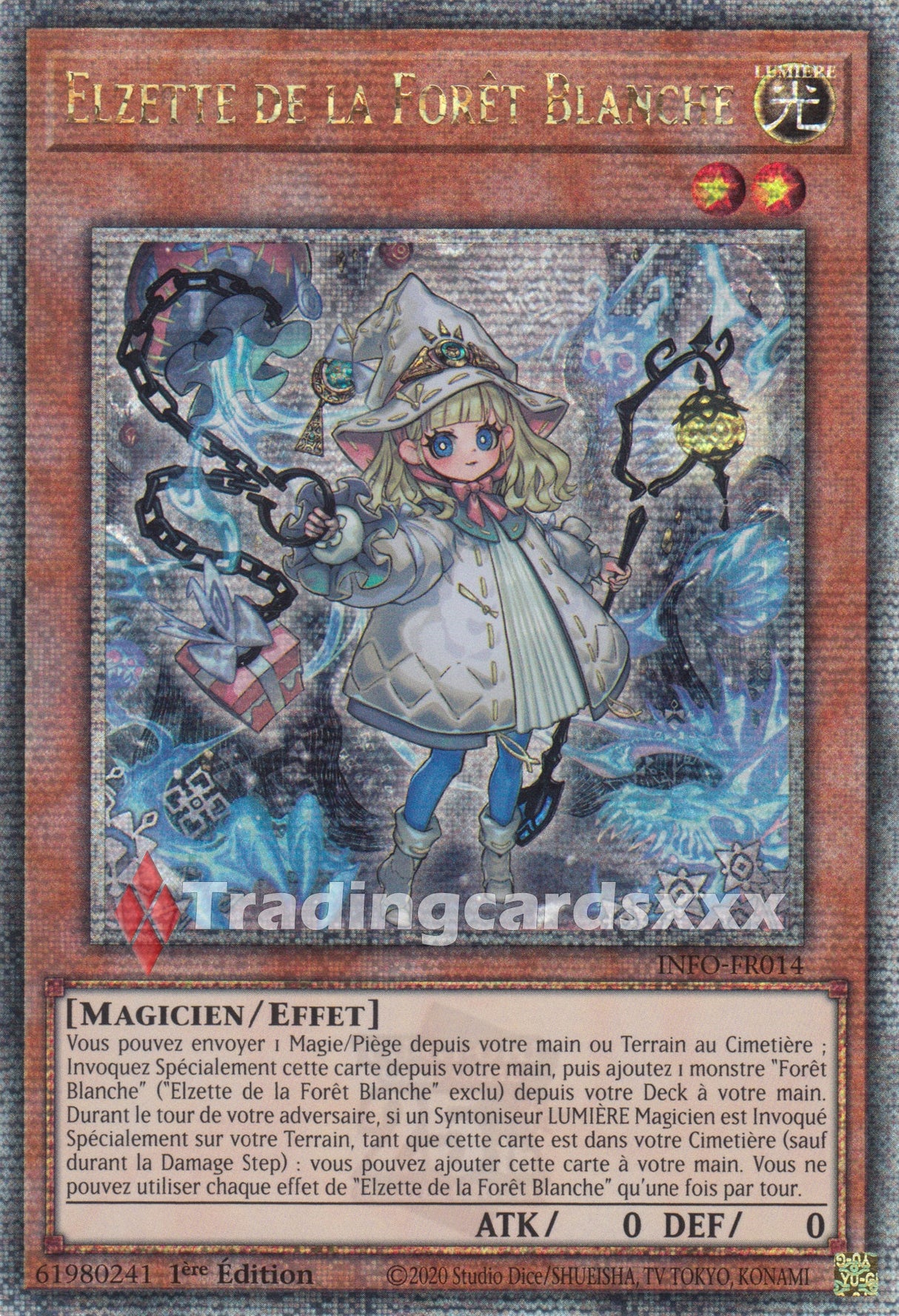 Yu-Gi-Oh! Elzette de la Forêt Blanche : QCSE INFO-FR014