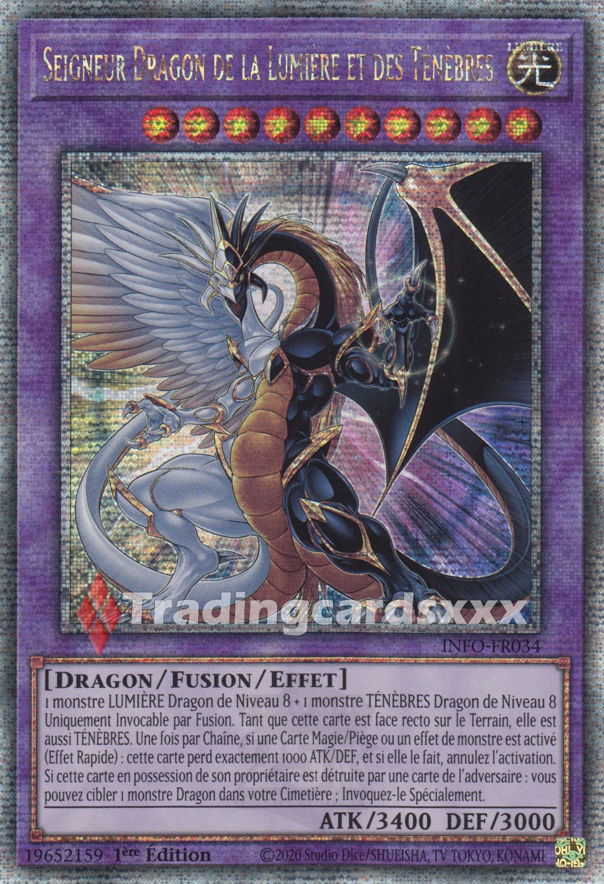 Yu-Gi-Oh! Seigneur Dragon de la Lumière et des Ténèbres : QCSE INFO-FR034