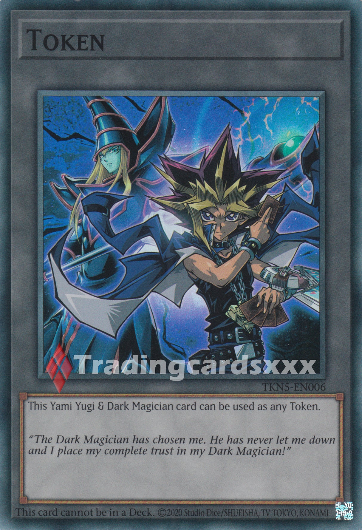 Yu-Gi-Oh! Token "Yami Yugi & Dark Magician" : SR INFO / TKN5-EN006